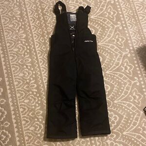 Arctix Kids Black Insulated Overalls